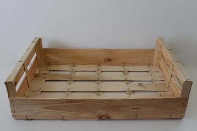 Plateau 60 × 40 haut, cagette melon